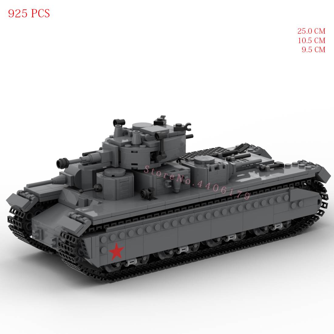 Heavy Equipment Certificate - Gorący militarny model cegiełkowy czołgu T-35