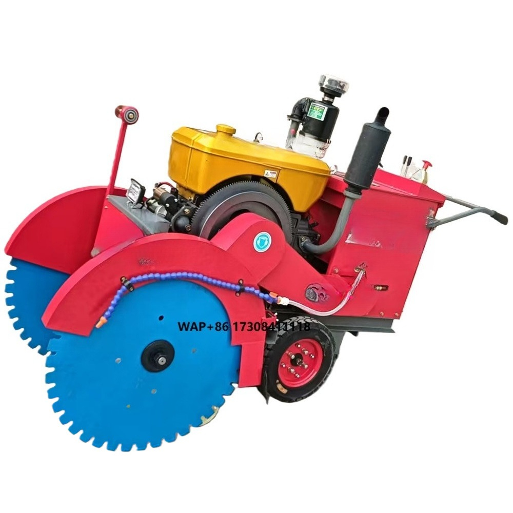 Electric Concrete Cutter - Zdalnie sterowana maszyna do cięcia drogowa,