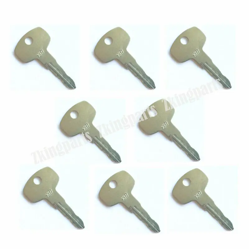 Heavy Equipment Keys - 8 szt. kluczy zapłonowych do ciężkiego