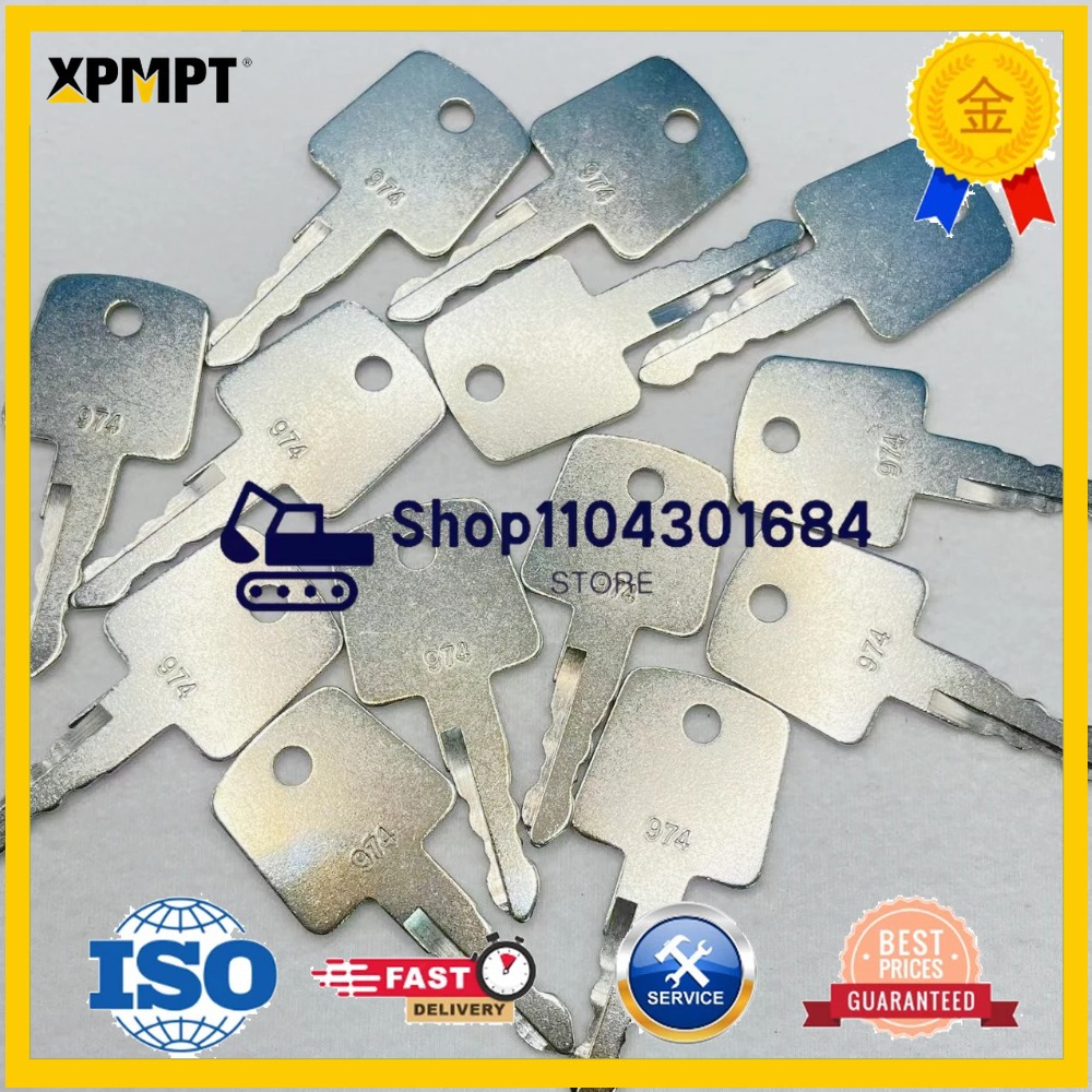 10 szt. Kluczyki zapłonowe do  – Heavy Equipment Keys recenzja i cena