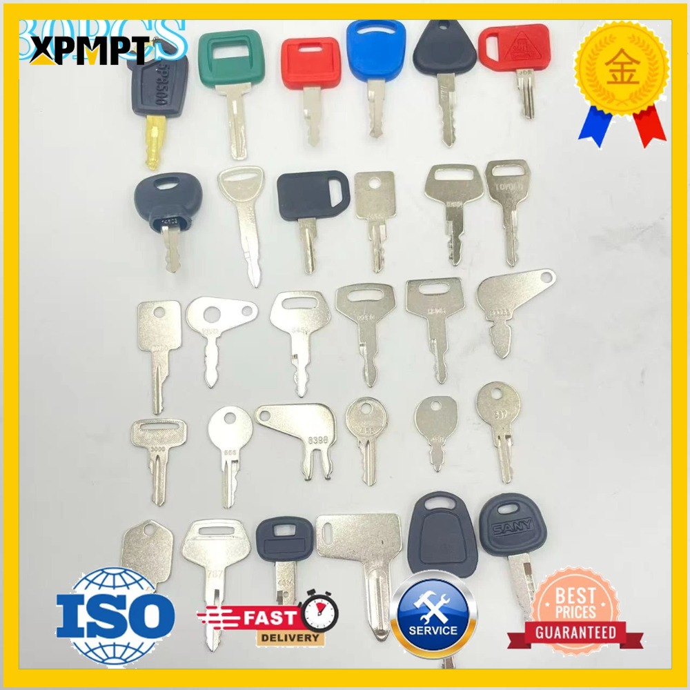 Zestaw 30 kluczy do maszyn bud – Heavy Equipment Keys recenzja i cena